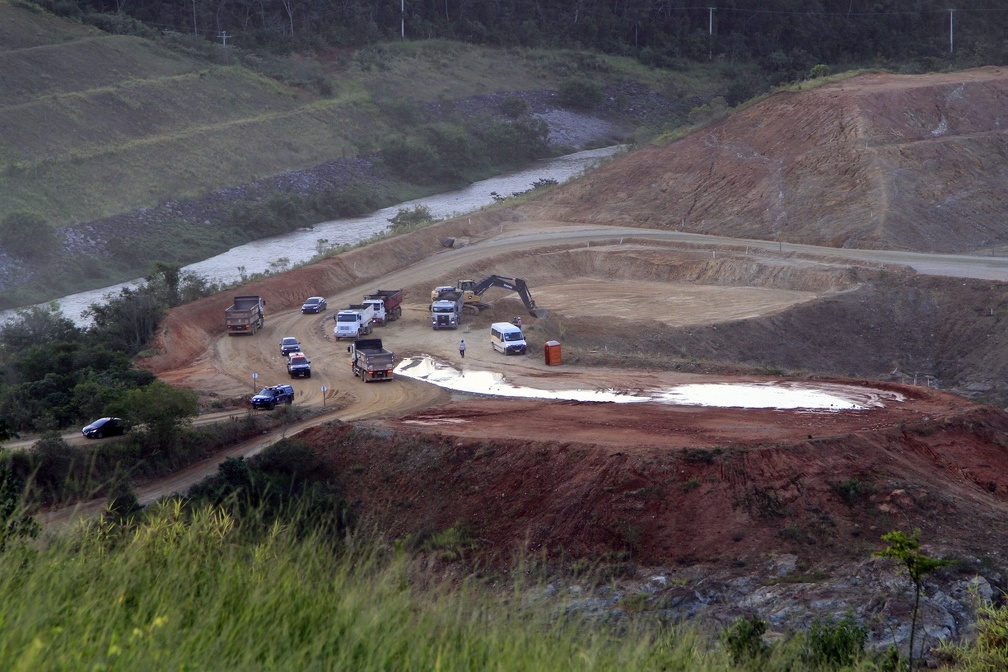 Obras da Barragem de Pedreira: com a barragem de Duas Pontes, estruturas prometem oferecer segurança hídrica para 5,5 milhões de pessoas