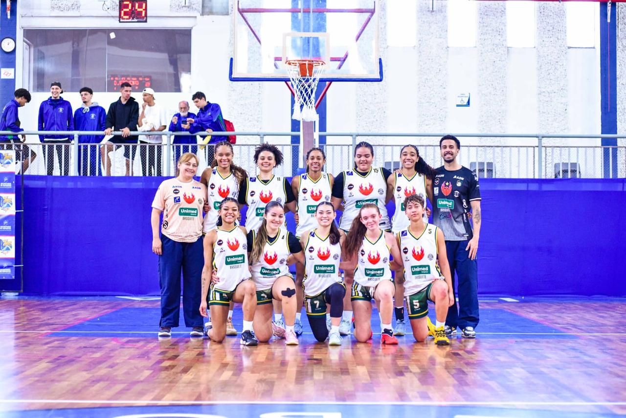 O time do Basquete Feminino Sub-21 já garantiu a vaga para os Jogos Abertos do Interior 