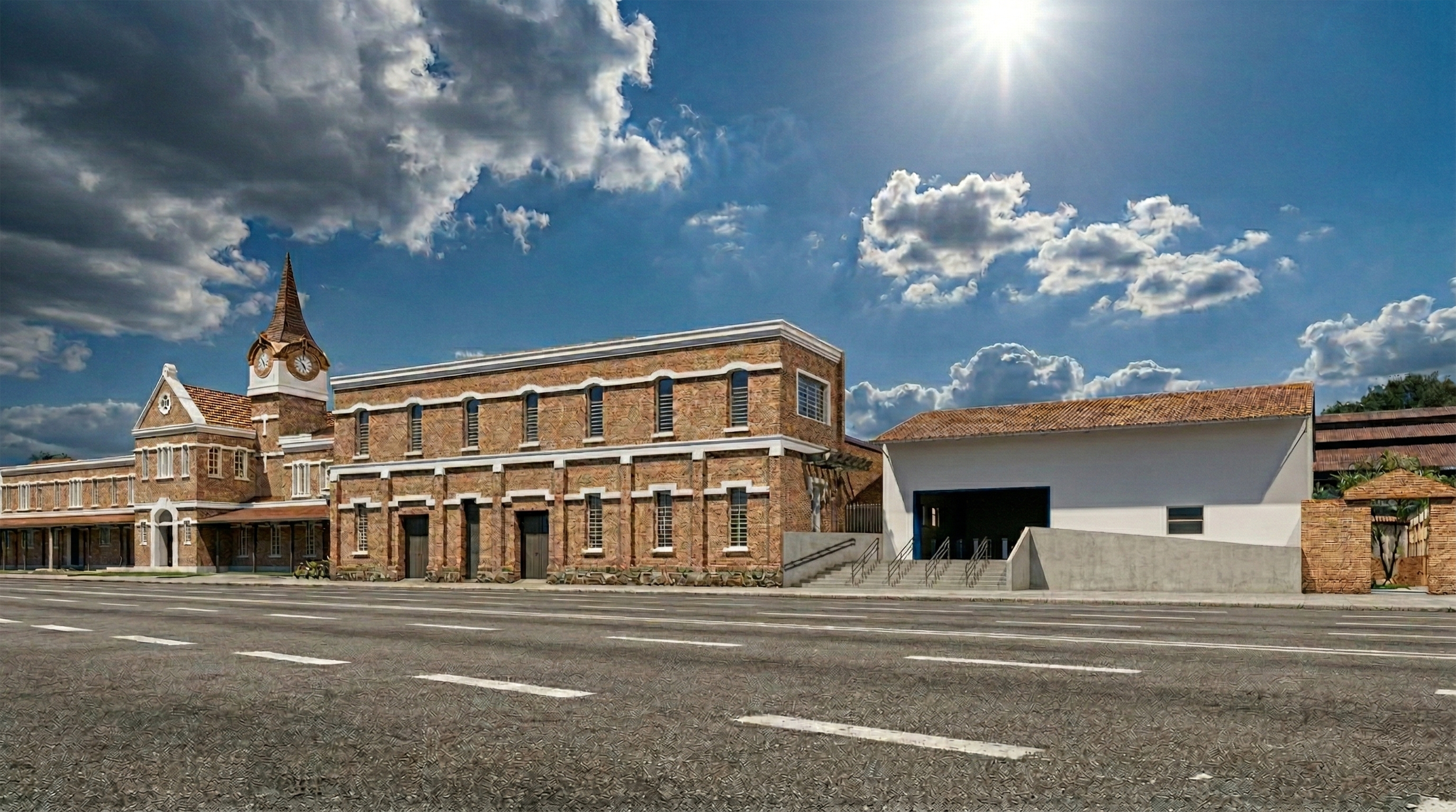 Simulação em 3D mostra futura fachada da Estação Cultura para operação do TIC