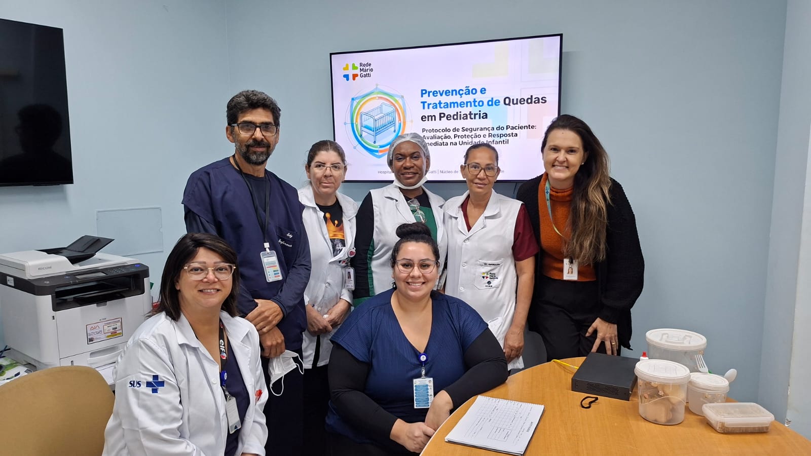 Capacitações estão sendo oferecidas a todos os profissionais da equipe assistencial