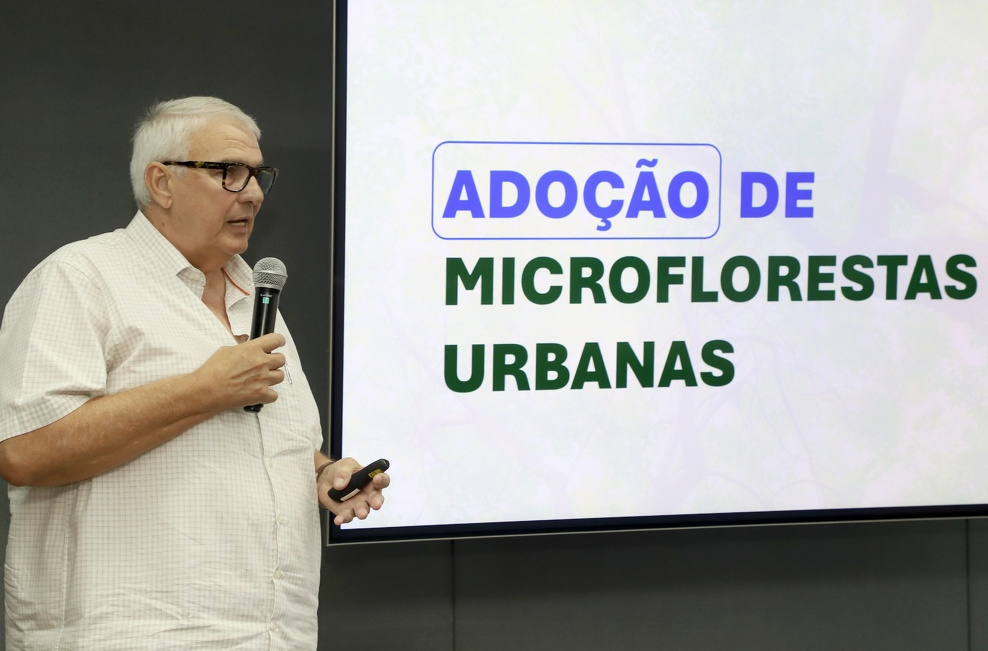 Secretário de Serviços Públicos, Ernesto Paulella, apresenta projeto a empresários de Campinas