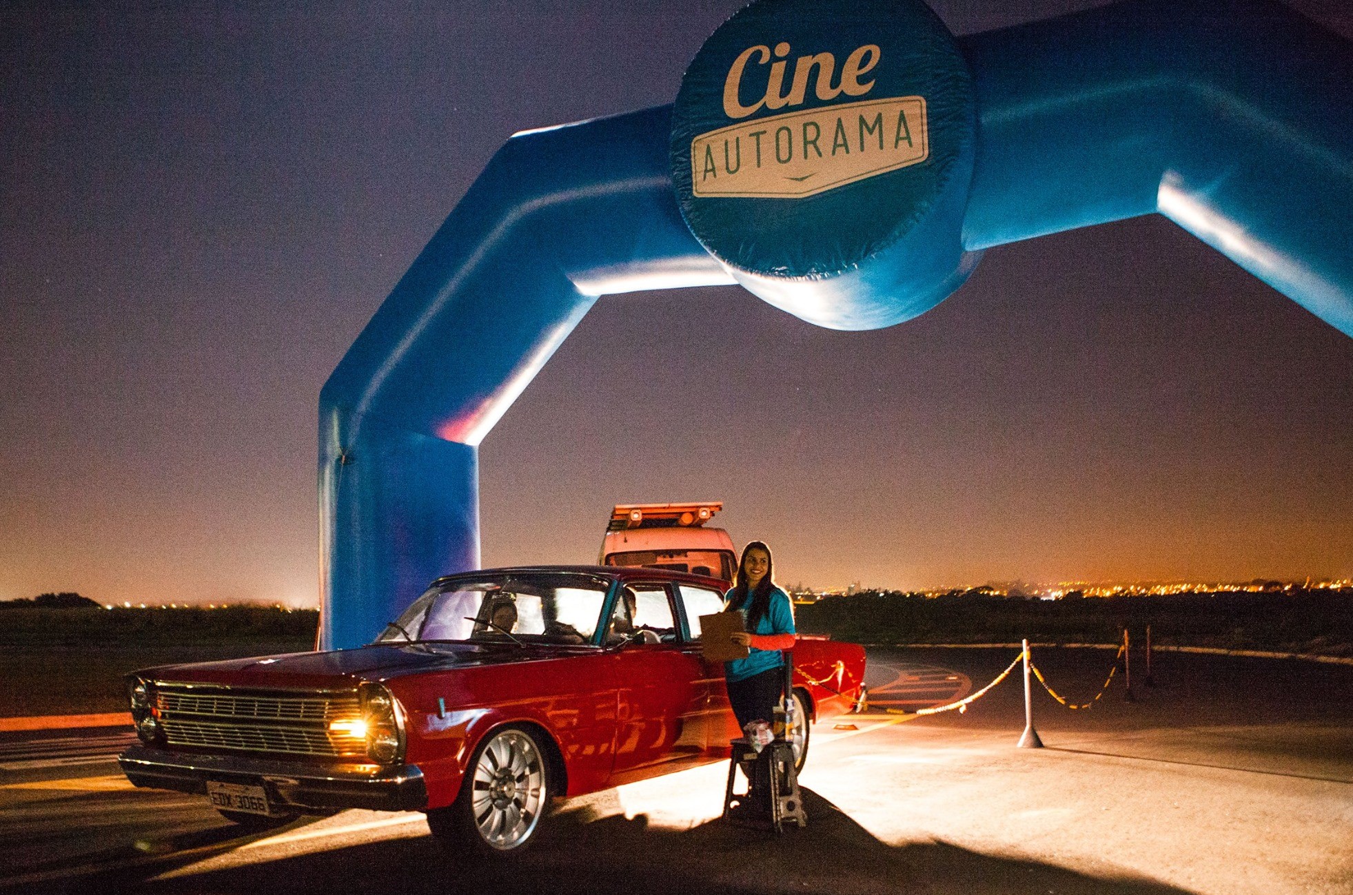 O Cine Autorama é considerado o primeiro cinema drive-in itinerante do Brasil