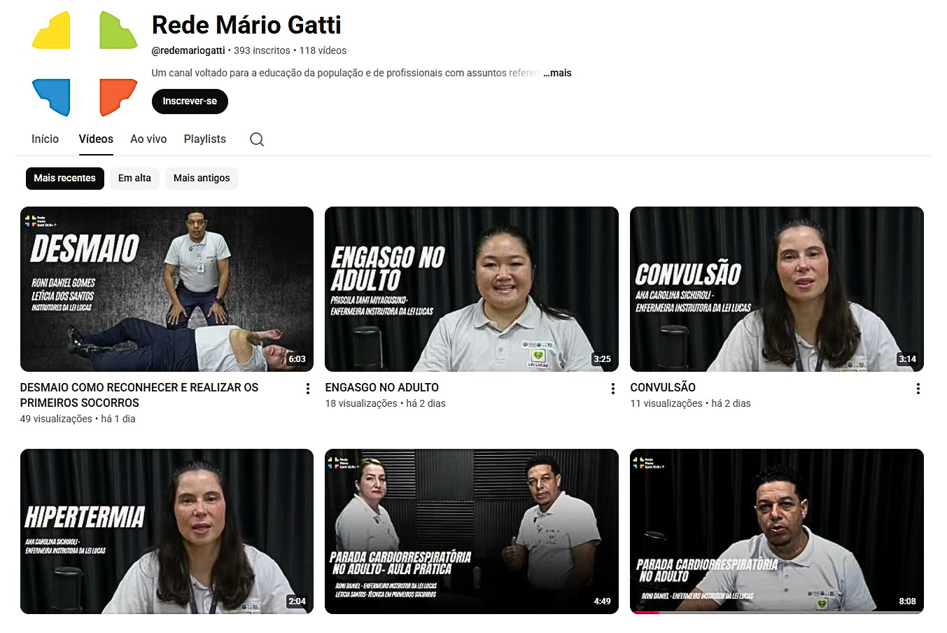 Videoaulas foram desenvolvidas em linguagem simples e objetiva para atender pais, responsáveis, professores, cuidadores, estudantes, trabalhadores e demais cidadãos interessados em aprender como agir diante de situações de urgência e emergência