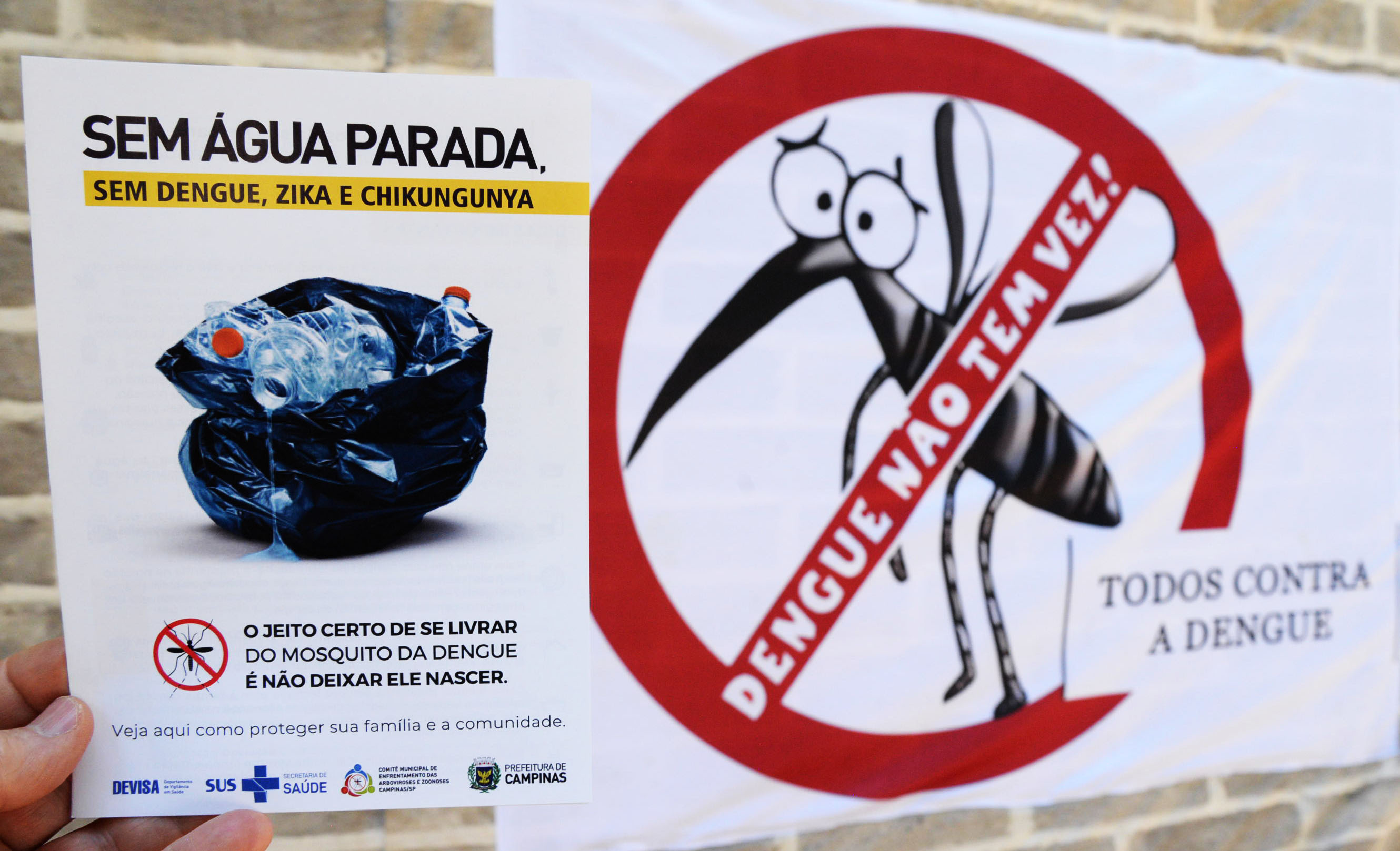 Entre 1º de janeiro e 14 de setembro deste ano foram confirmados 3.951 casos de dengue em Campinas