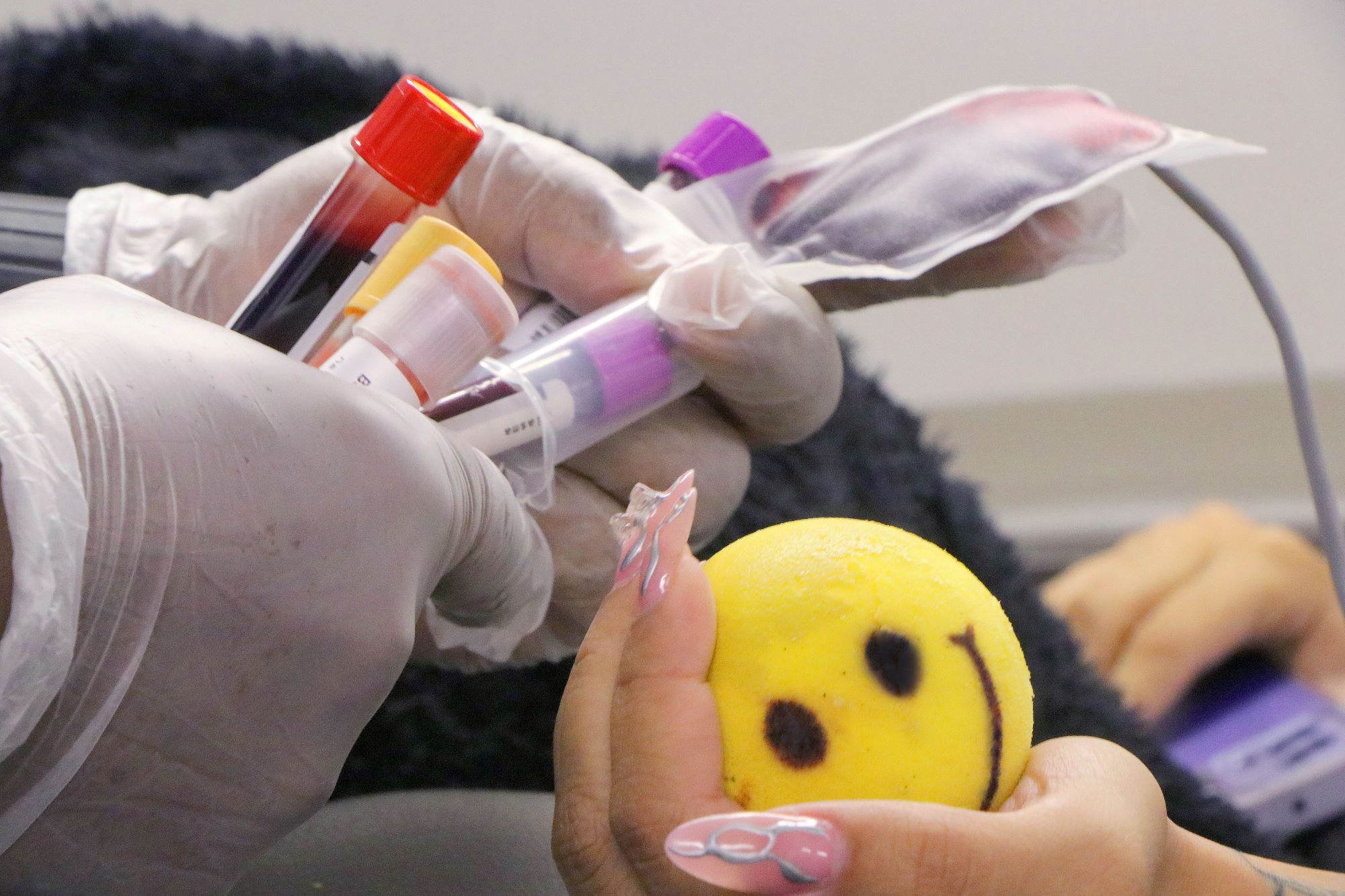 Objetivo da ação é sensibilizar as pessoas que circulam pela região central sobre a importância de se tornarem doadores regulares