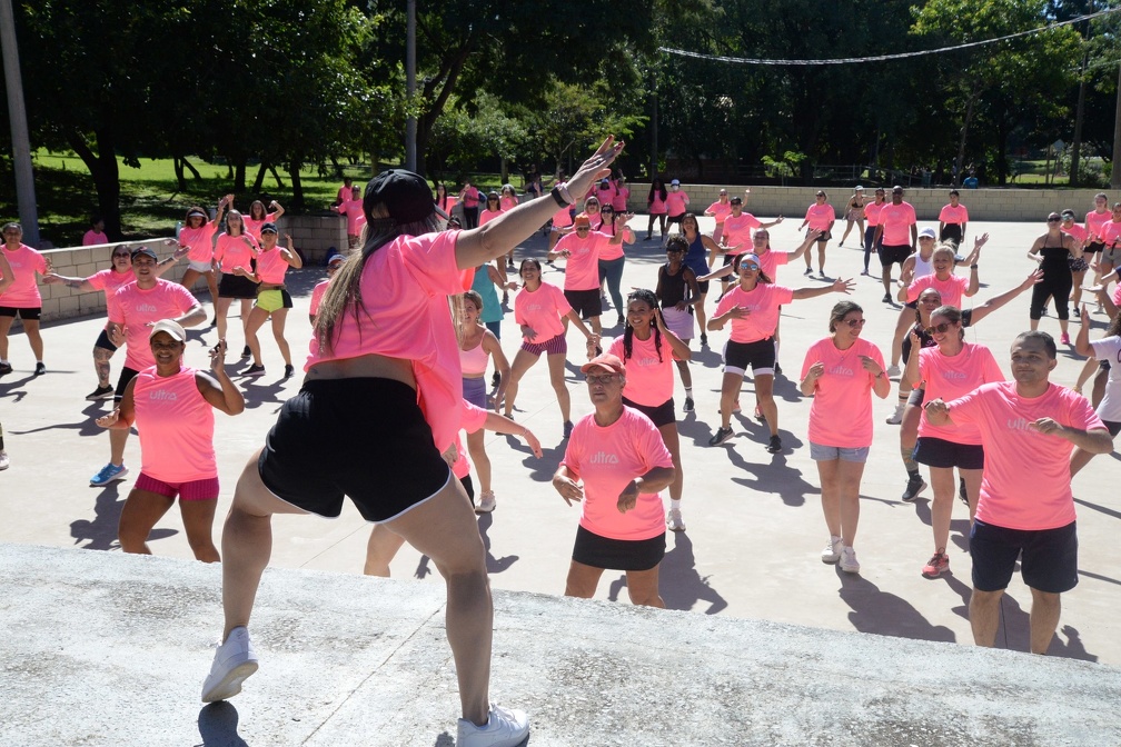 O Domingo Fitness é realizado duas vezes ao mês pela Secretaria de Esporte e Lazer