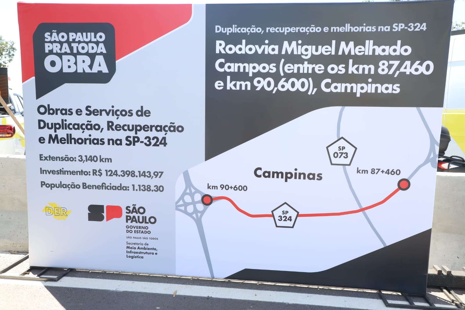 Obras representam melhorias para a mobilidade da população e acesso ao Aeroporto de Viracopos