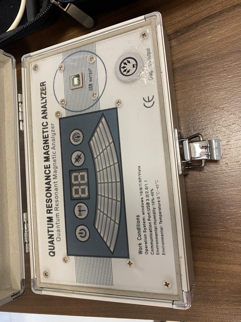 Equipamento de biorressonância encontrado no local não tem uso para diagnósticos e tratamentos regulamentado no país
