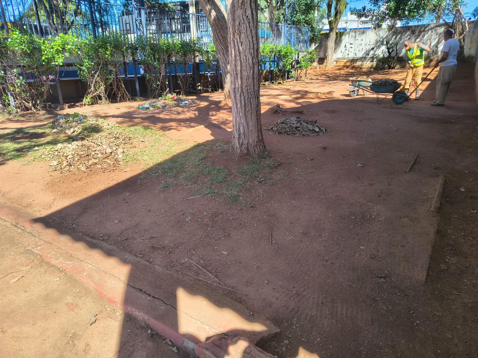 Escola Barão Geraldo de Rezende ficando pronta para receber os alunos