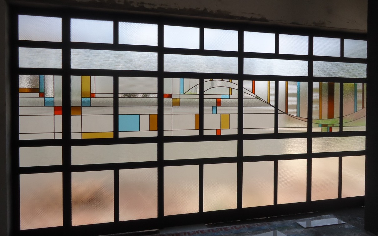 Exemplo de vitral que estará na mostra