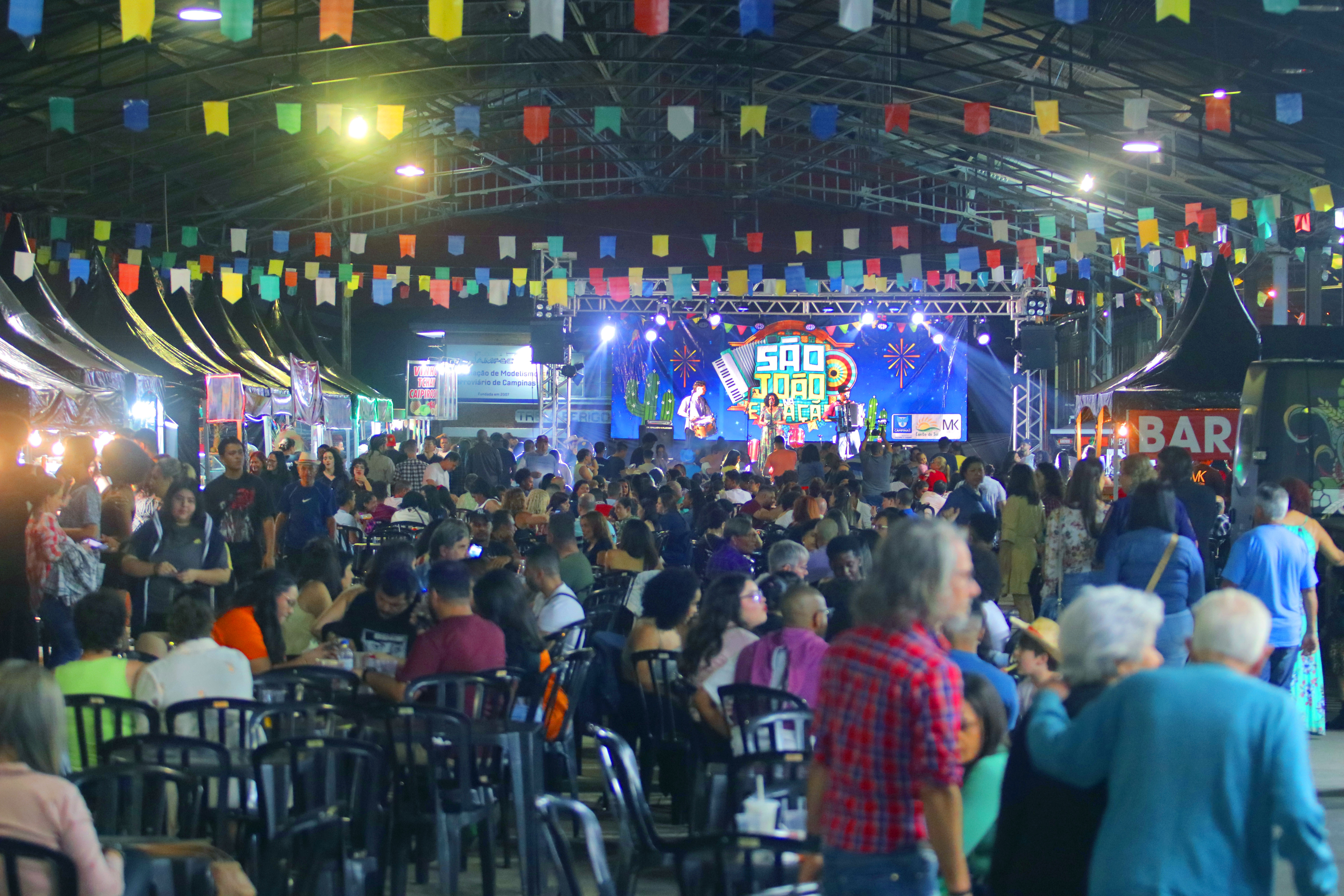 São João na Estação" reúne música, gastronomia e tradições juninas nos dias 26, 27 e 28 de junho, na Estação Cultura de Campinas