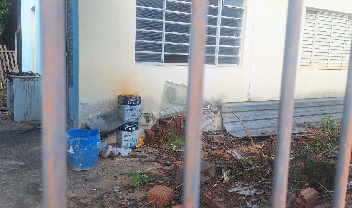 Um dos imóveis visitados durante fiscalização pela manhã