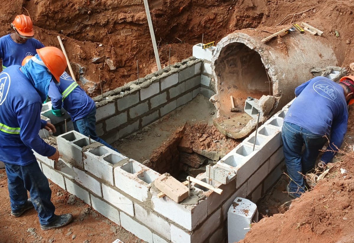 Serão construídas mais quatro caixas de captação de água 