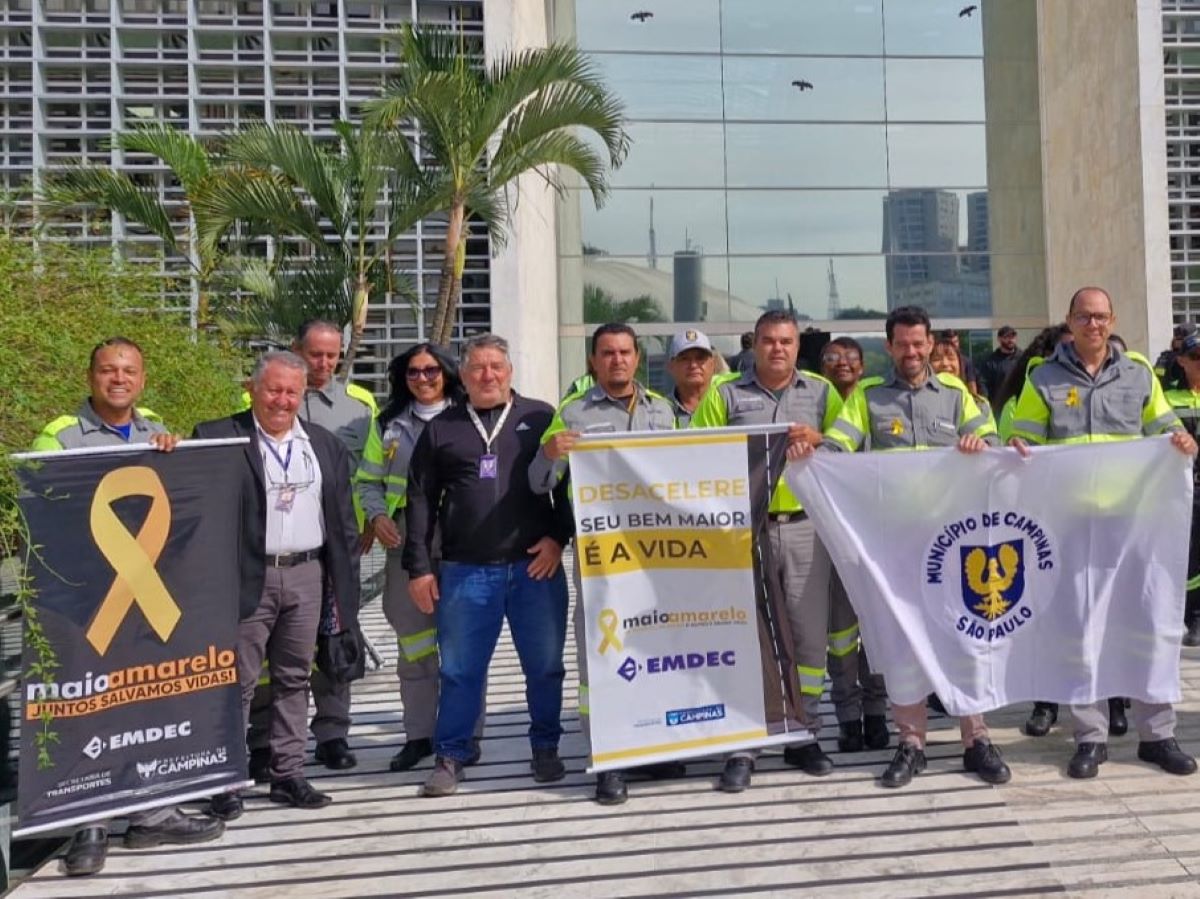 O evento integra as ações do Maio Amarelo, mês dedicado à segurança viária