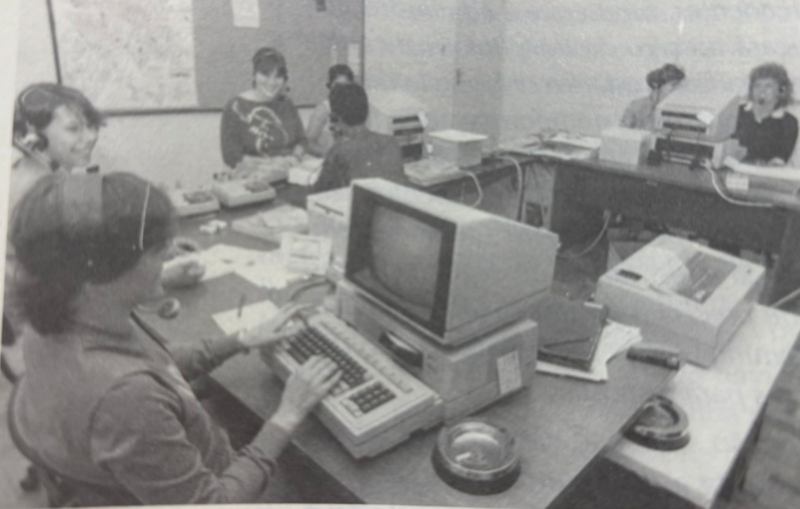 Foto original dos profissionais da IMA em atuação 