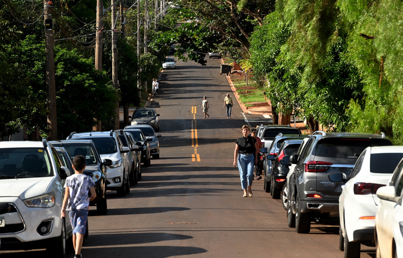 Foram asfaltadas todas as sete ruas do bairro