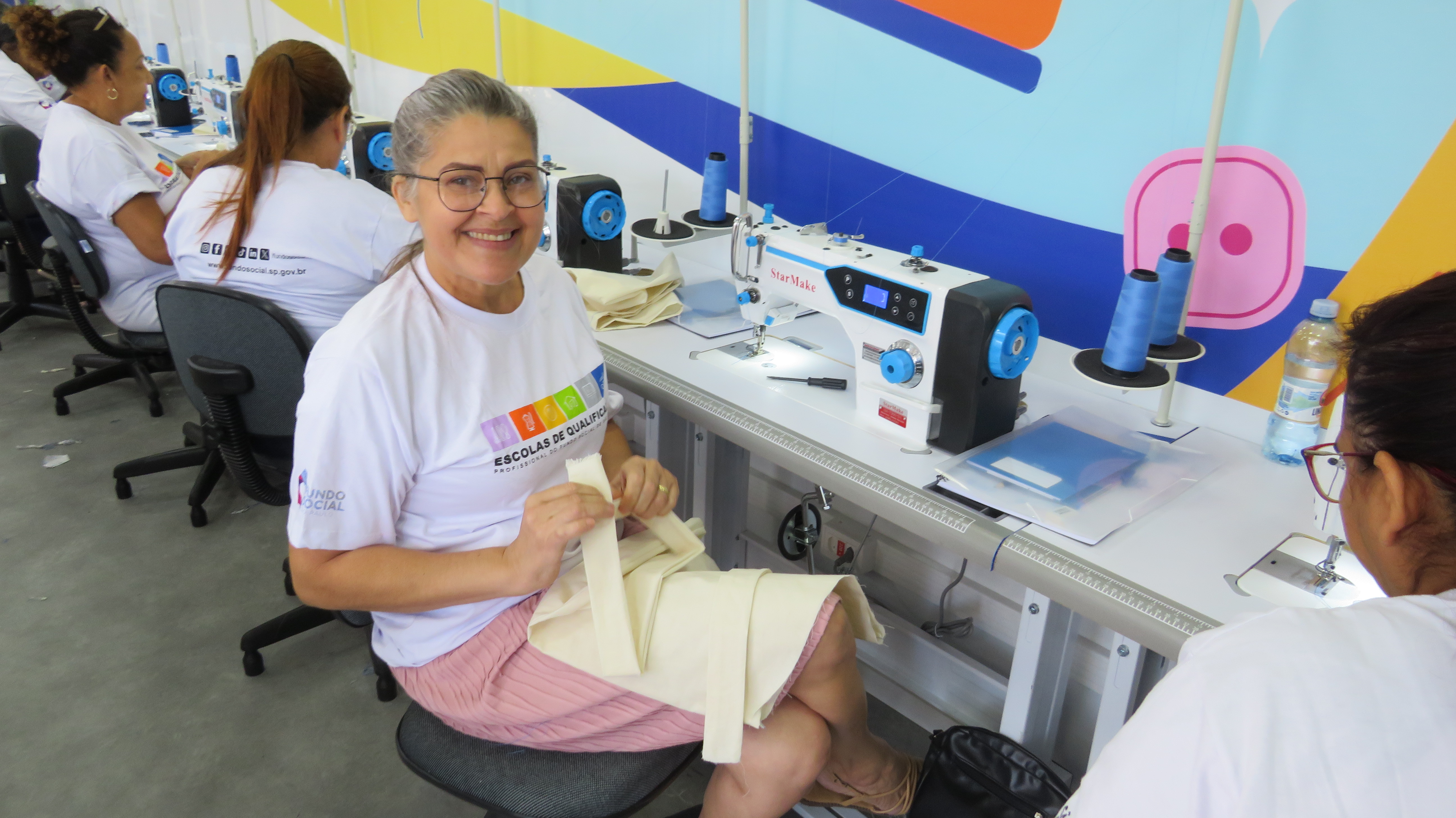 Elizabeth Alves Augusto, desempregada há mais de um ano, vê no curso a chance de recomeçar