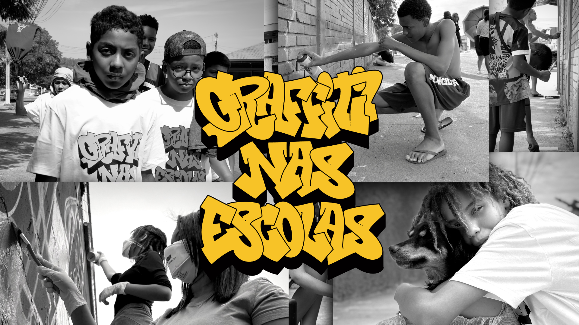 Exibição é acompanhada por uma mostra fotográfica que apresenta tanto os graffitis produzidos pelos alunos quanto registros autorais realizados ao longo do projeto 