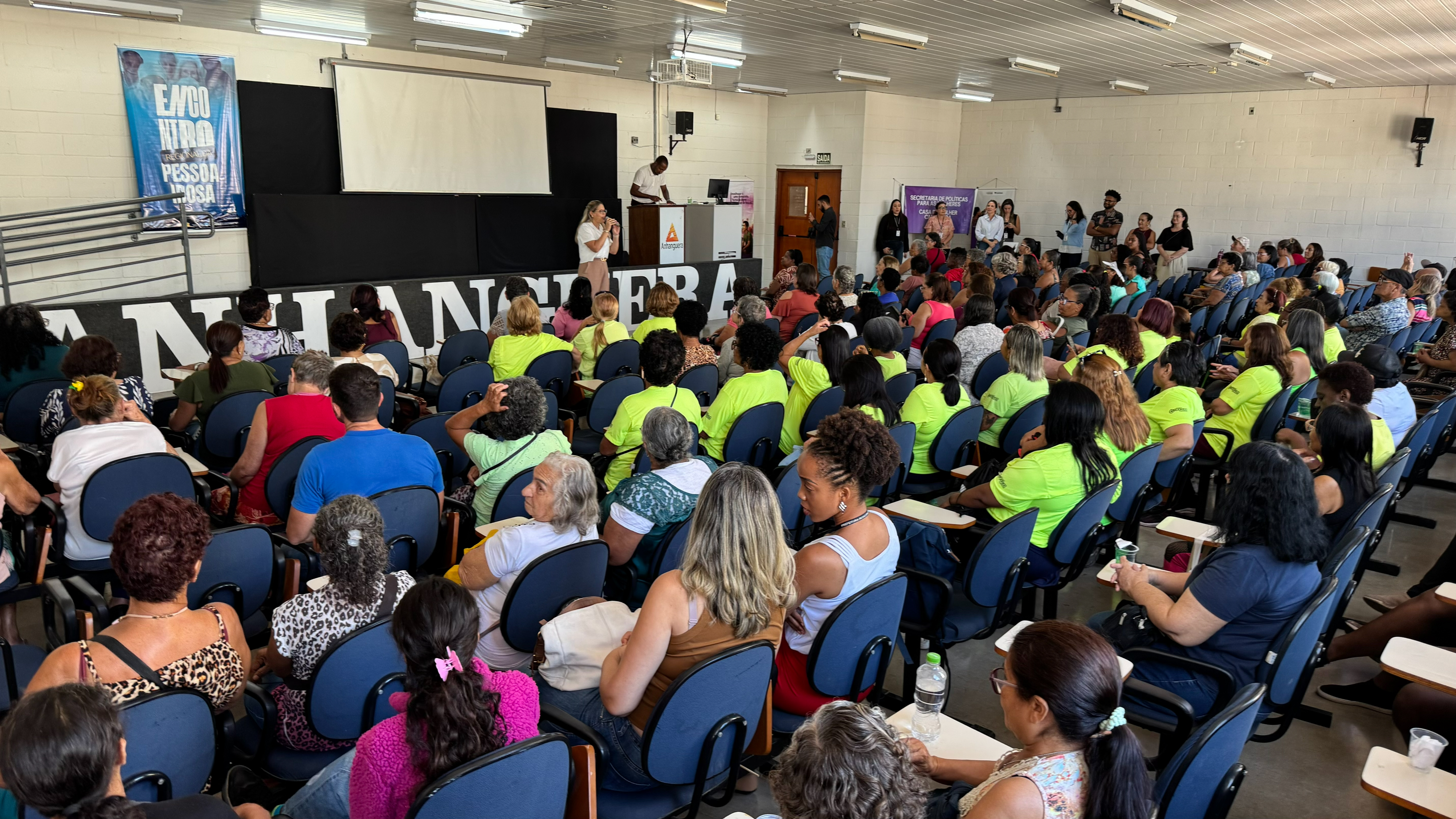 Encontro na região Sudoeste: proposta é aproximar a população idosa dos serviços disponíveis nos territórios, com participação de usuários atendidos por Centros de Saúde, CRAS e instituições locais