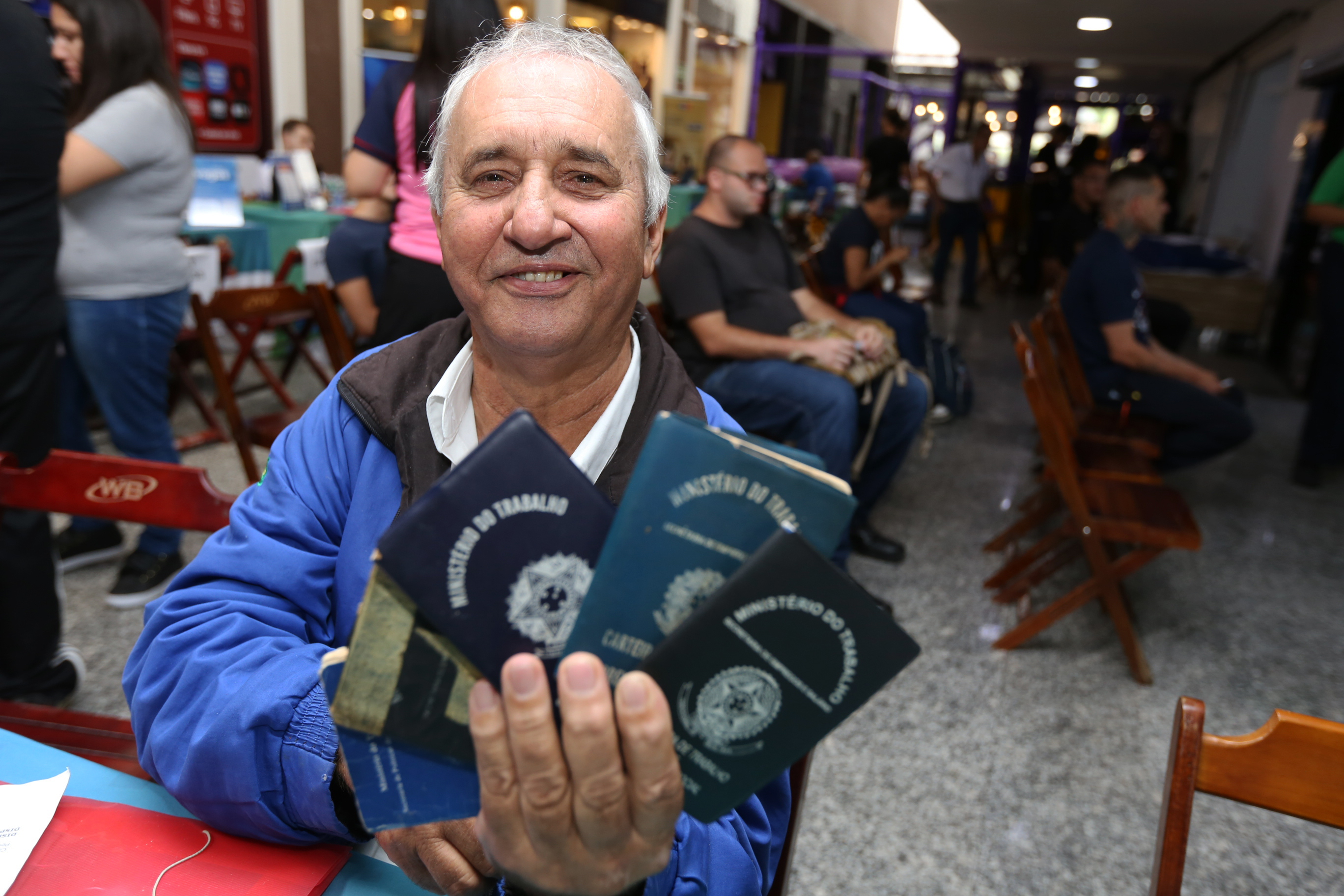 José Neves, 71, saiu do Feirão animado com a perspectiva de voltar ao mercado de trabalho em um emprego regular