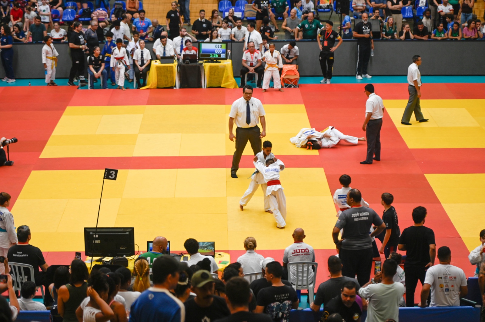 A etapa de Judô aconteceu no Ginásio de Esportes do Taquaral