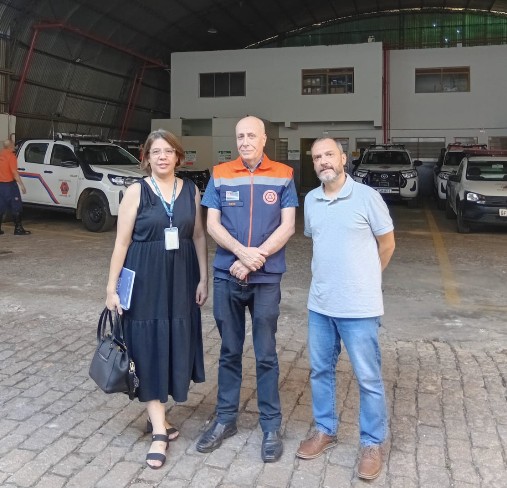 E conheceram estrutura do Departamento 