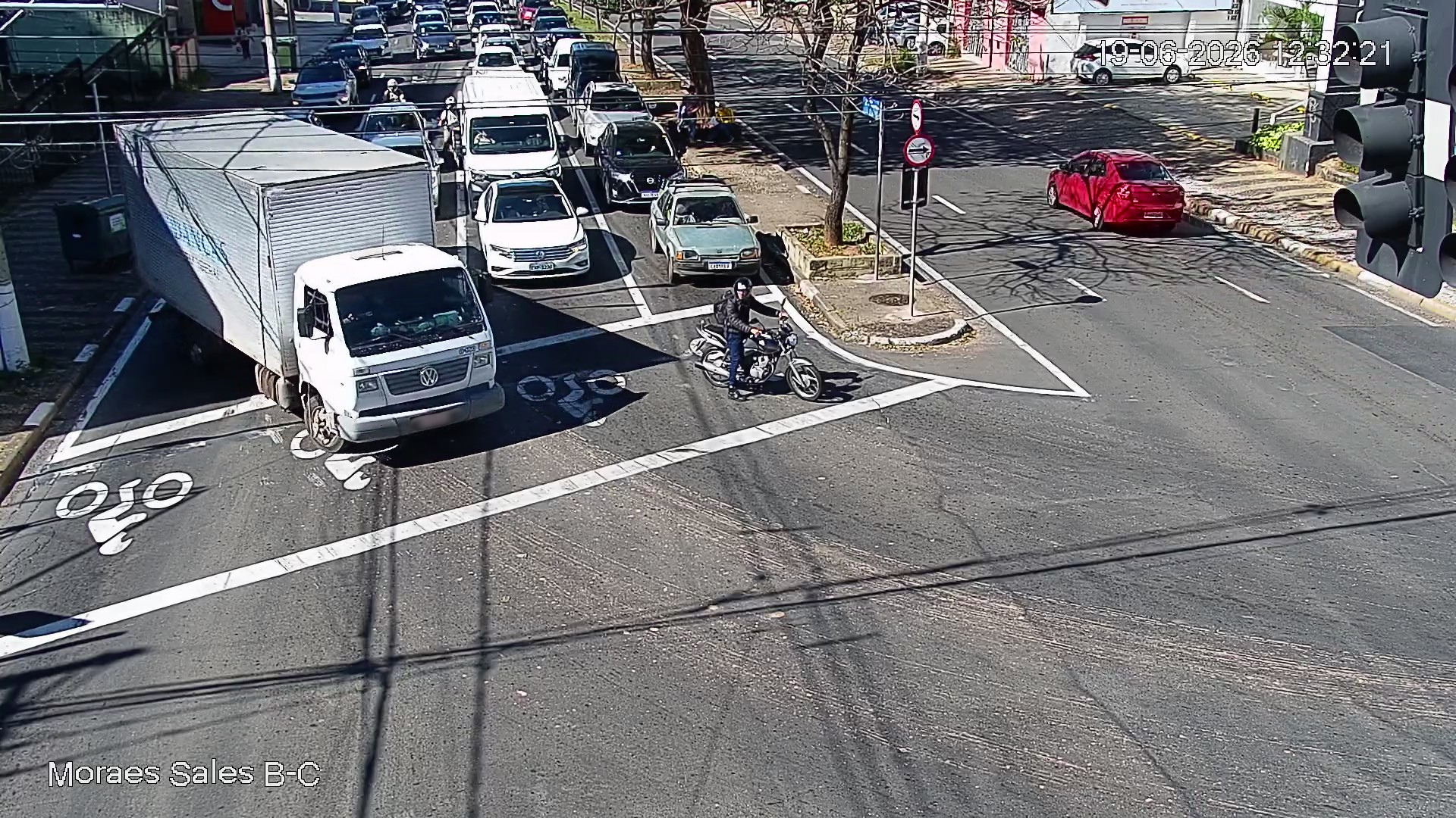Imagens das câmeras identificaram conflitos gerados pela infração