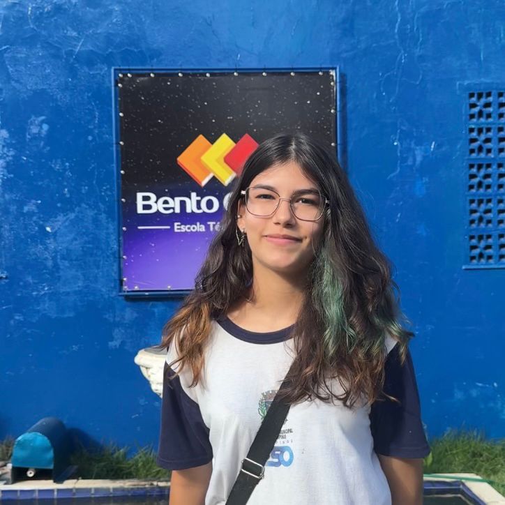 Marina Souza, de 13 anos, achou maravilhoso participar do projeto