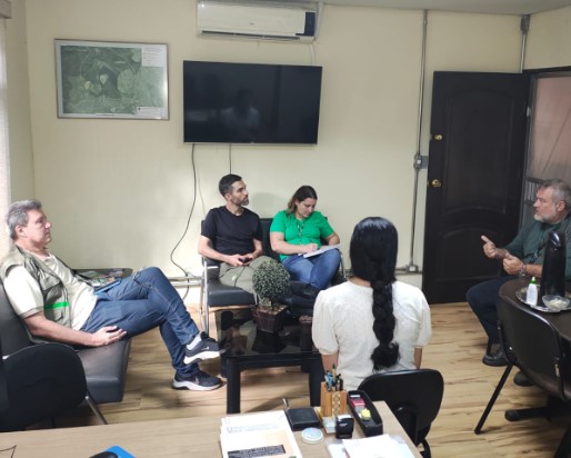 Reunião com técnicos da Mata de Santa Genebra e Fazenda Floresta Estadual Serra D'Água foi na manhã da terça-feira