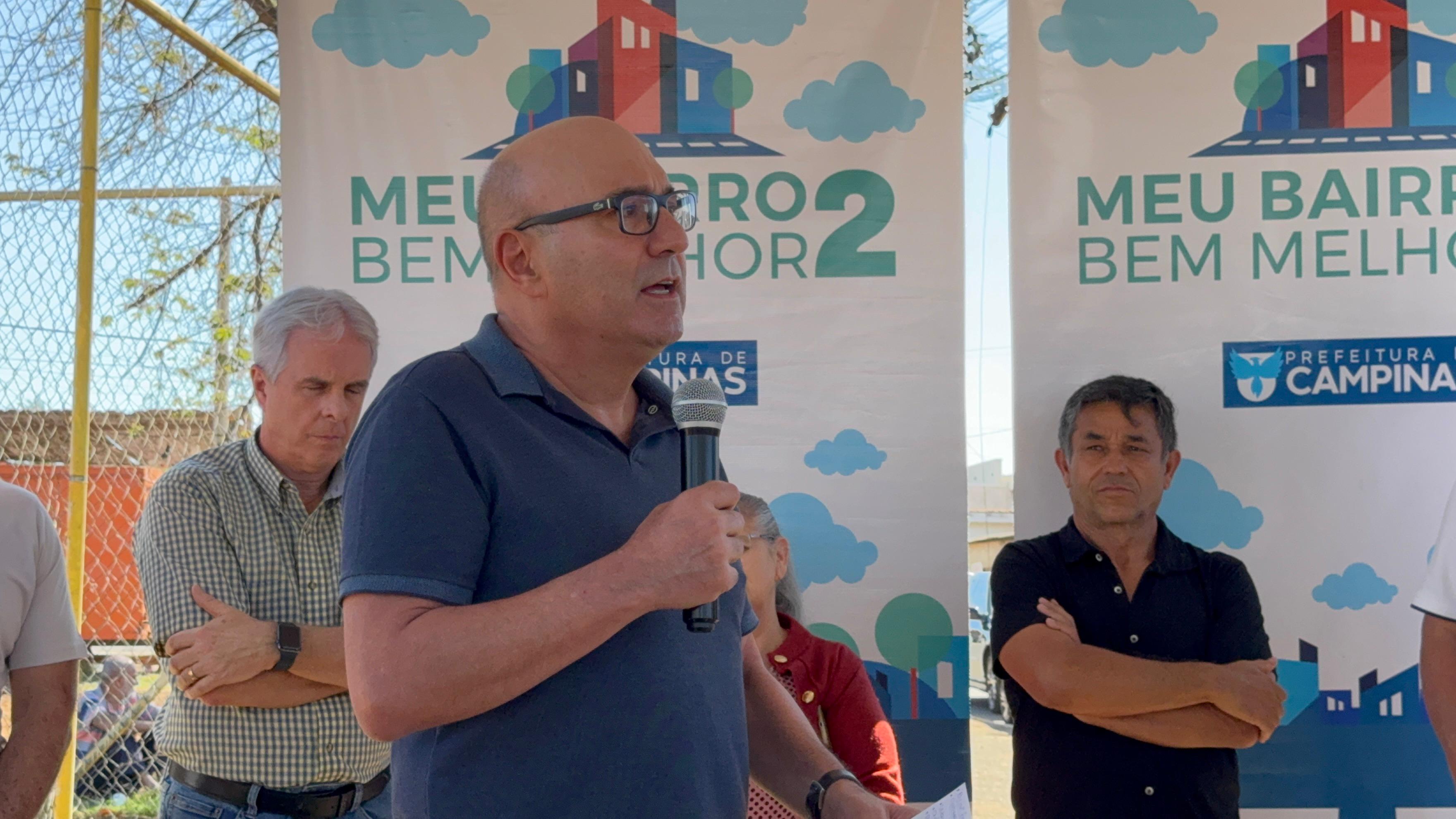 O prefeito Dário Saadi ressaltou a importância da obra na melhoria da qualidade de vida dos moradores