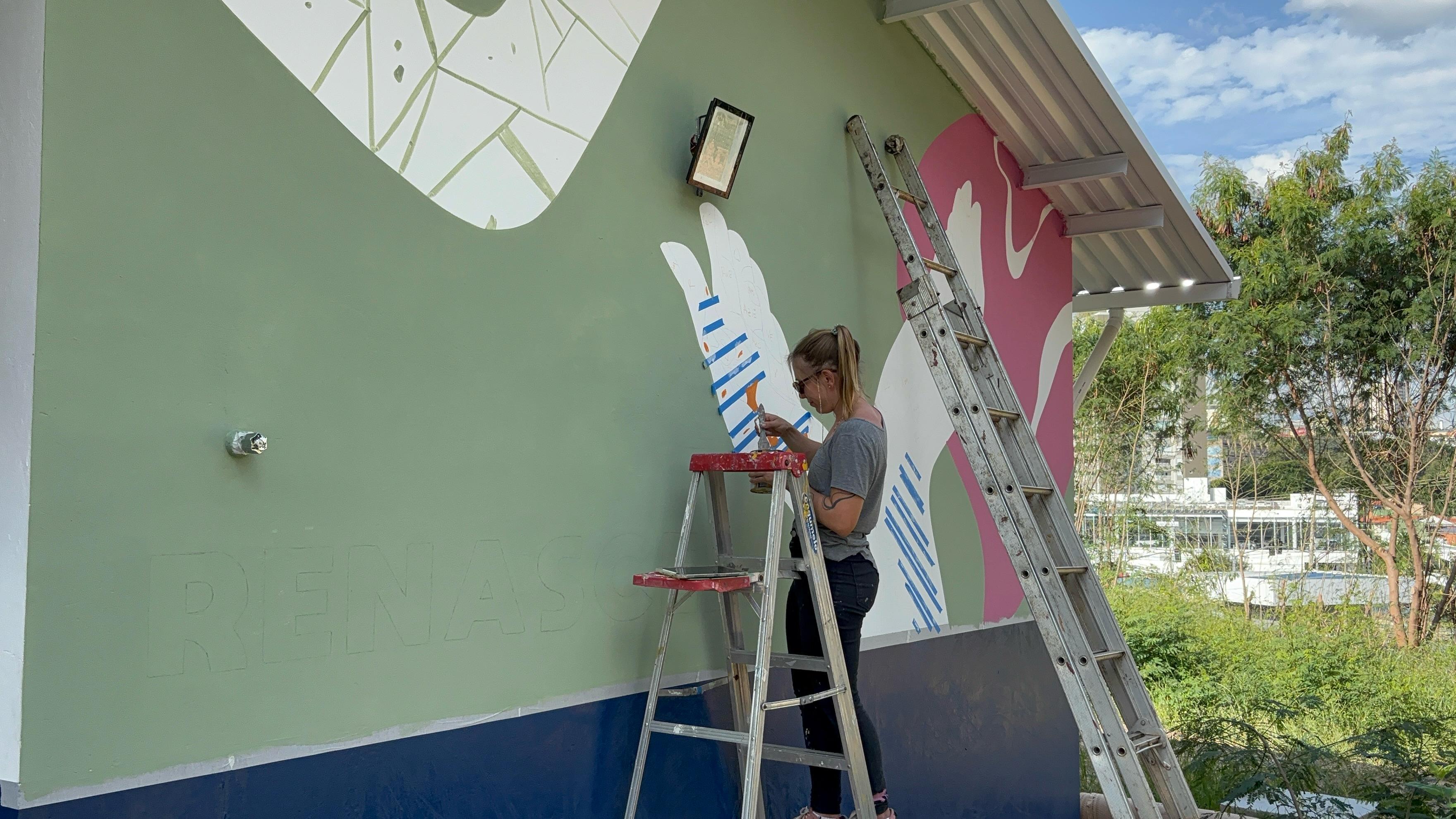 Artista diz que foi profundamente tocada pela proposta do Espaço Renascer