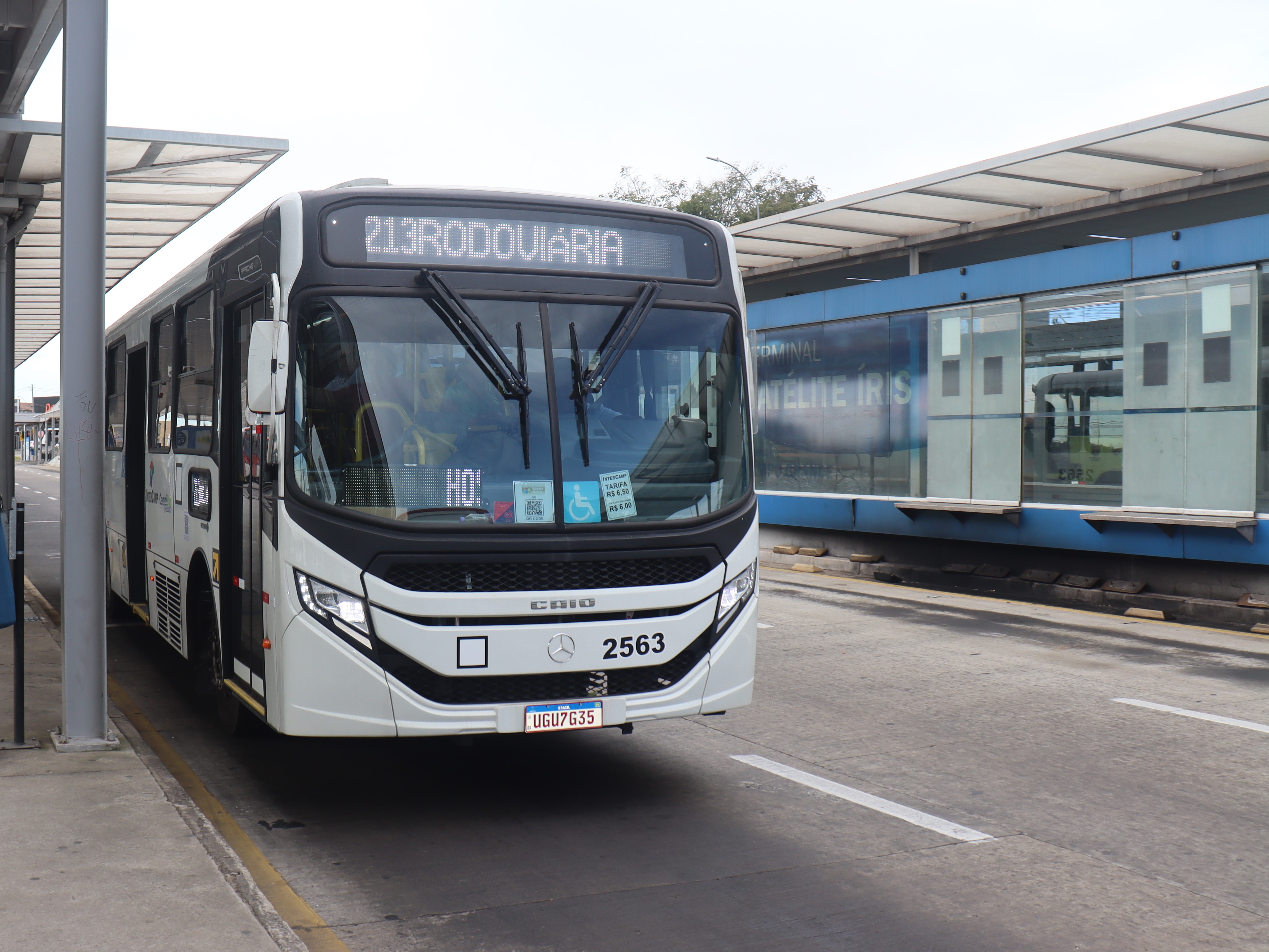 Entre as linhas que tiveram a frota renovada estão a 213 e 219, que atendem ao Terminal BRT Satélite Íris