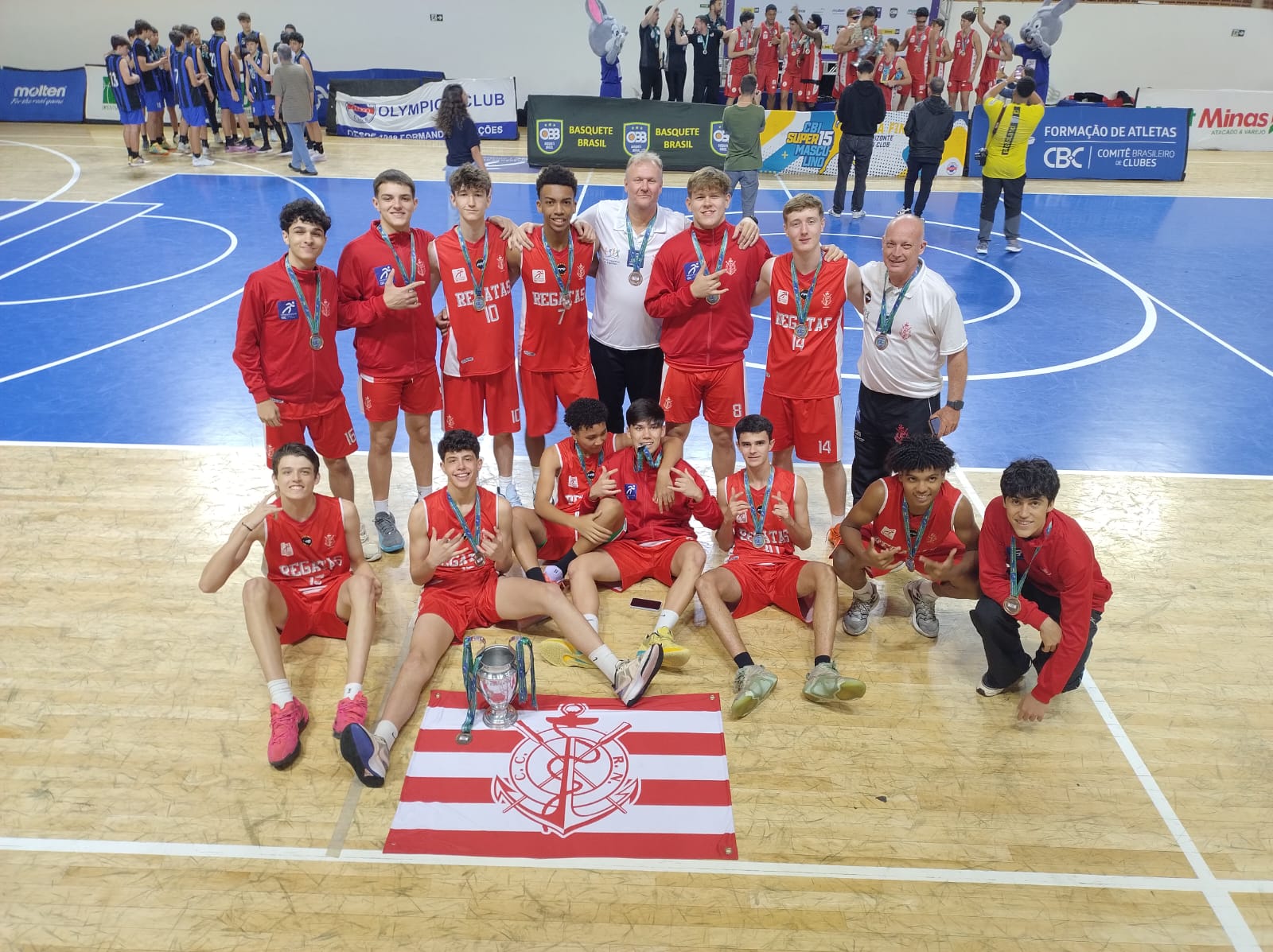 O basquete de Campinas, representado pelo Regatas, abre a edição dos Jogos Abertos da Juventude