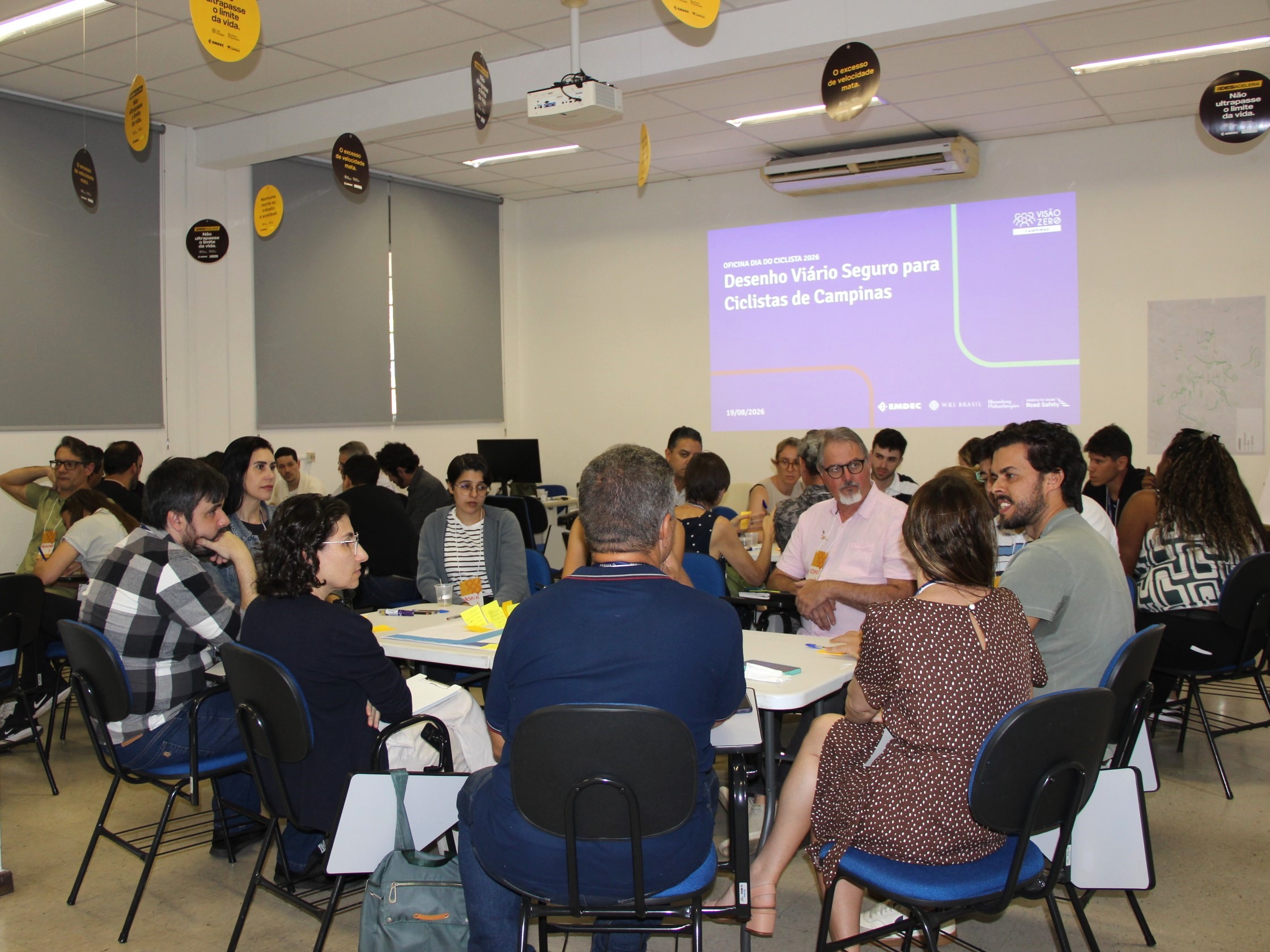 Oficina discutiu avanços e qualificação na infraestrutura cicloviária