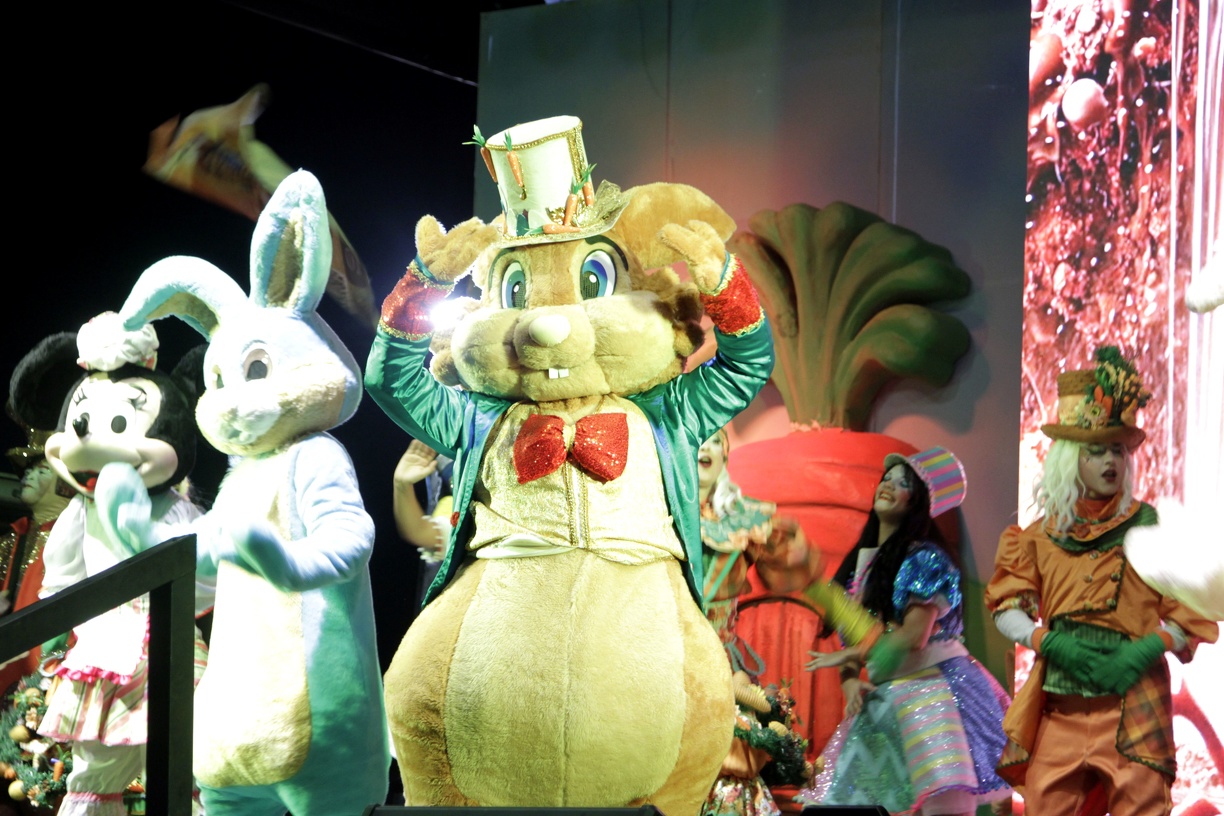 A apresentação na Vila Padre Anchieta foi realizada na Praça da Integração