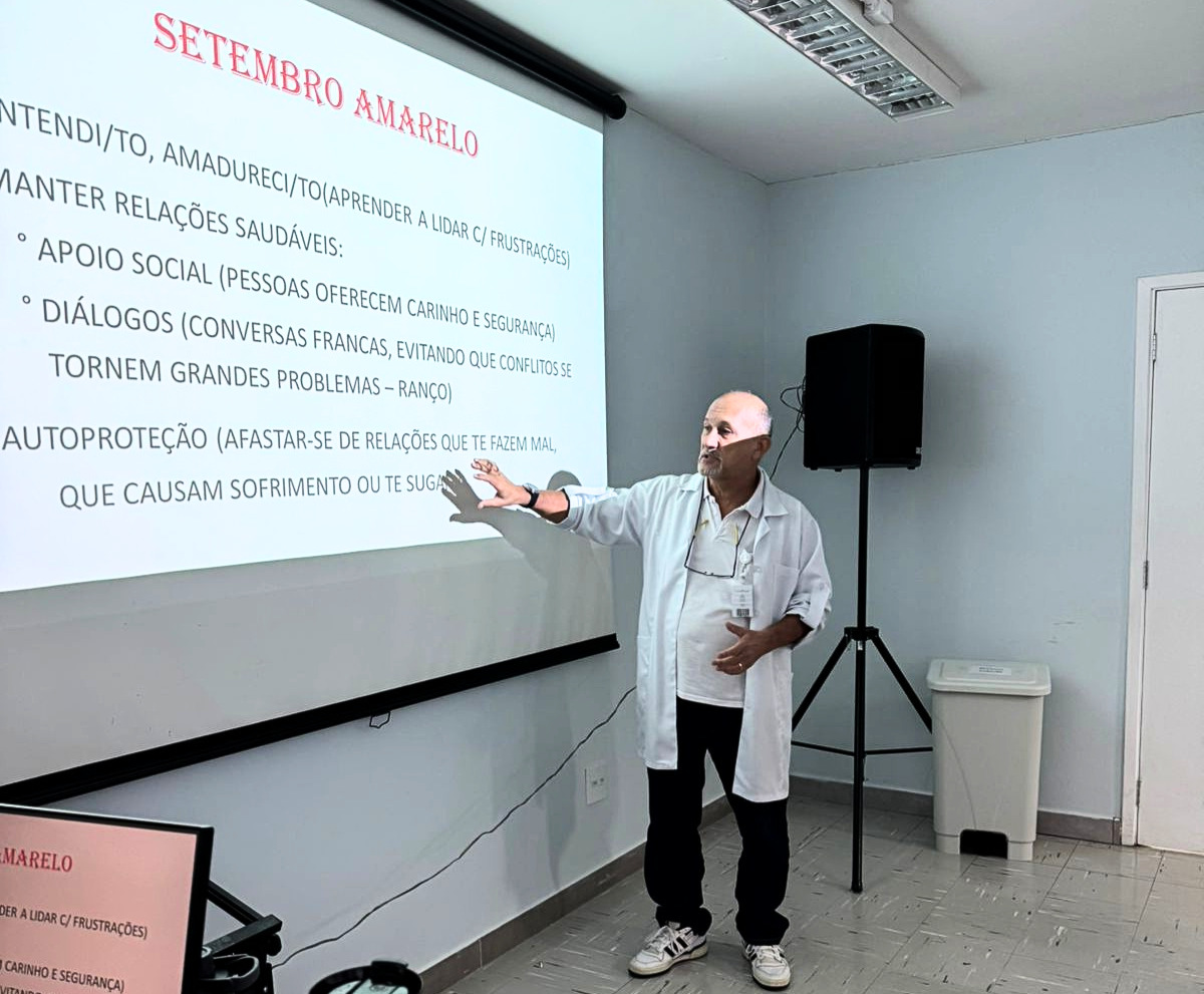 Palestras sobre autocuidado, acolhimento e importância de buscar ajuda integram a programação