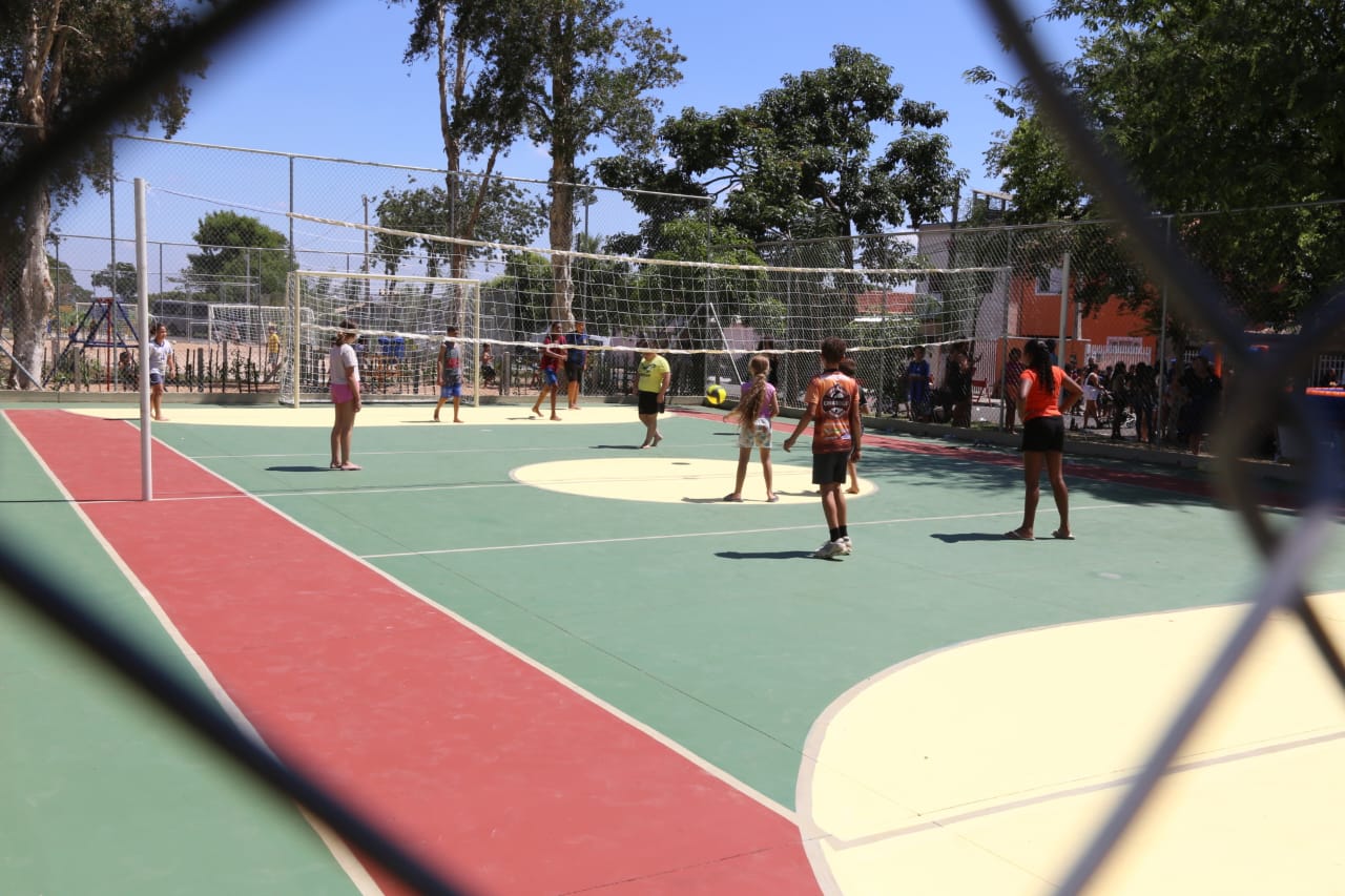 Praça de Esportes tem 3 mil metros quadrados