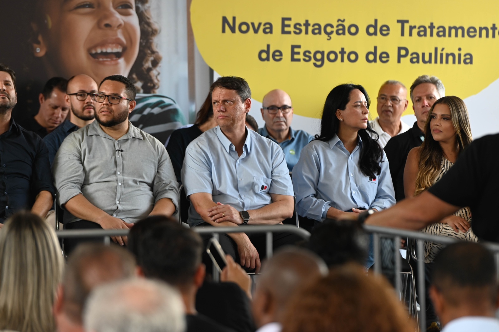 Prefeito Dário participou com o governador de entrega de estação de tratamento de esgoto em Paulínia