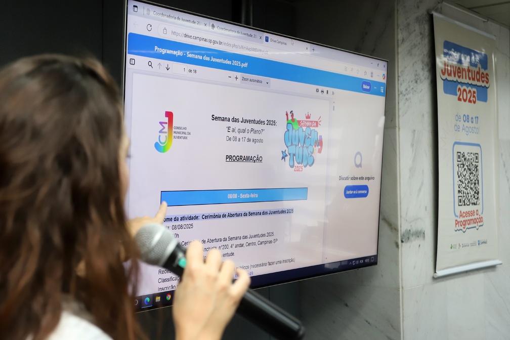 Programação foi selecionada por meio de curadoria do Conselho Municipal da Juventude e contempla diversas atividades culturais e de educação ambiental