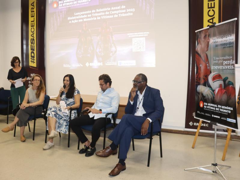Evento também marcou lançamento de campanha om depoimentos reais de vítimas do trânsito