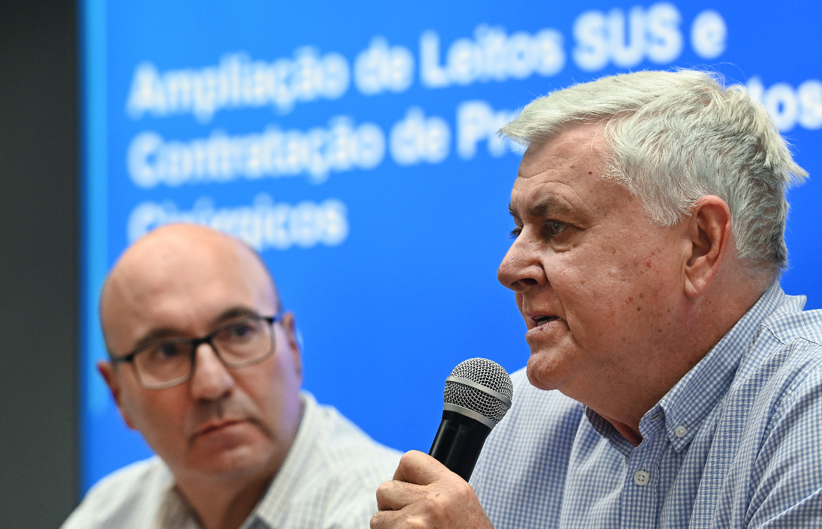 O prefeito de Campinas, Dário Saadi, e o secretário de Saúde, Lair Zambon