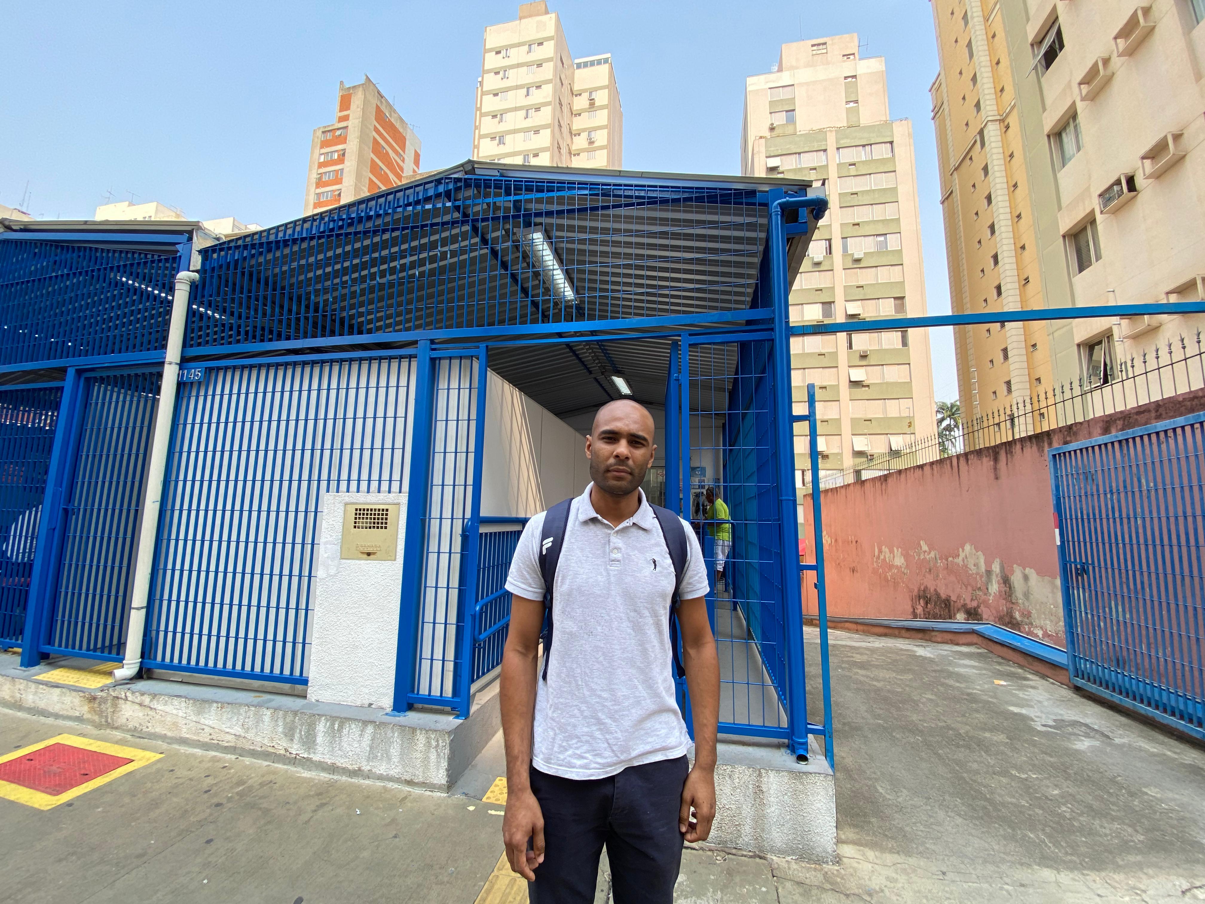 O estudante Cristian Tongal é paciente do CS Centro