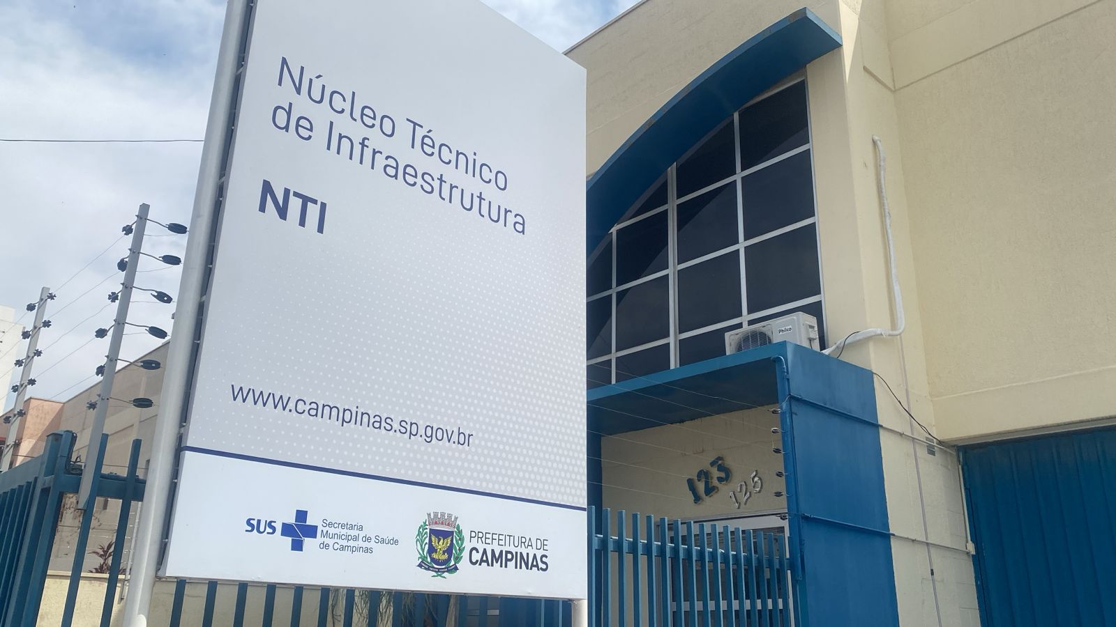Área do Núcleo Técnico de Infraestrutura da Secretaria de Saúde 