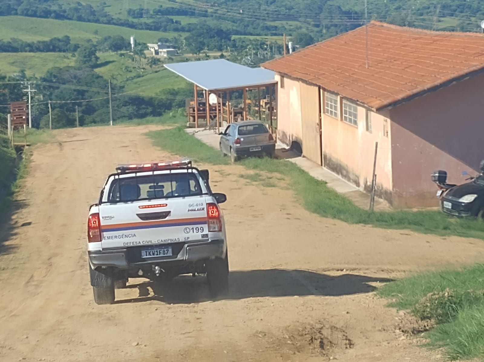 Trabalho contou com apoio da Defesa Civil