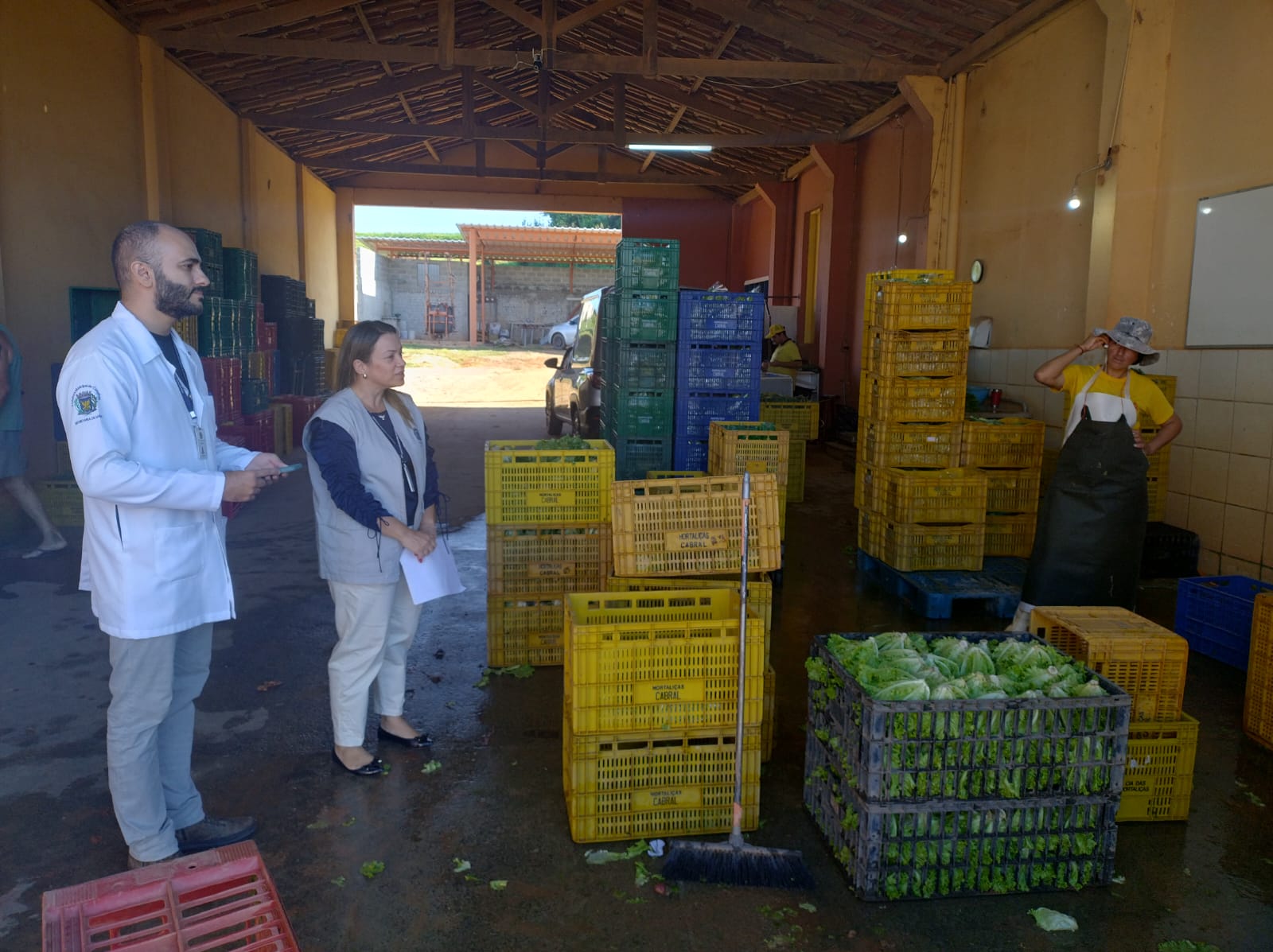 Além da vacinação, moradores também receberam orientações sobre a febre amarela