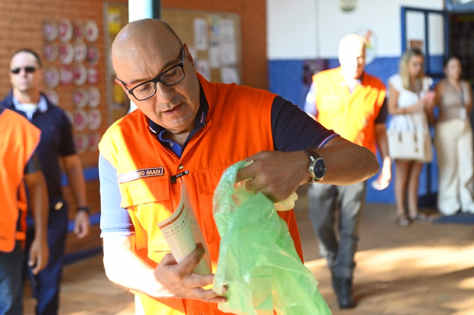 Prefeito Dário Saadi acompanhou o início da ação na manhã deste sábado, 15