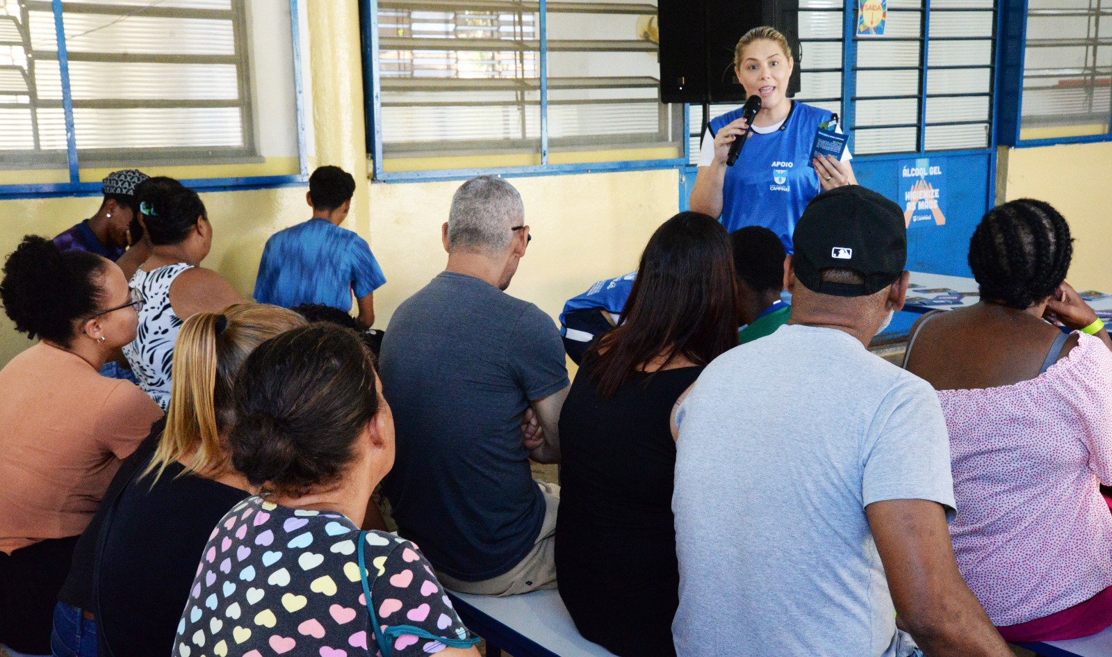 A secretária de Desenvolvimento e Assistência Social, Vandecleya Moro, fala sobre o projeto
