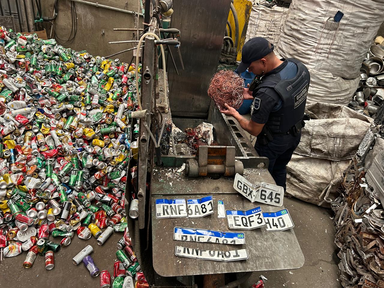 Em Campinas, ação da GM focou em estabelecimentos que fazem a receptação de material roubado ou furtado