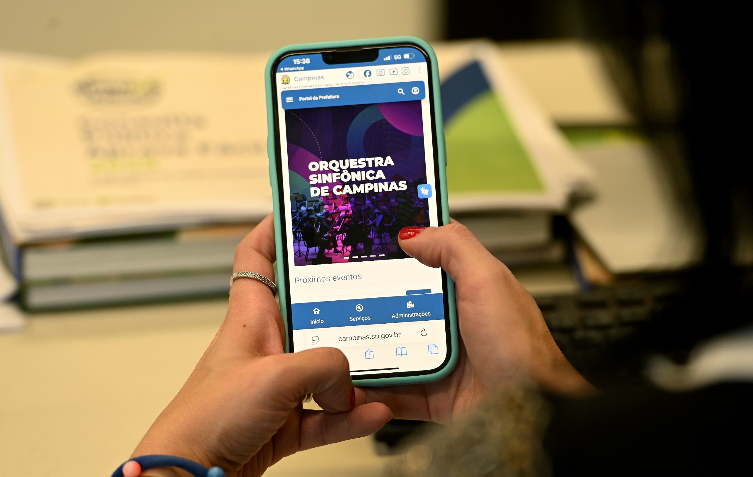 Na palma da mão: calendário de eventos terá acessibilidade para dispositivos móveis