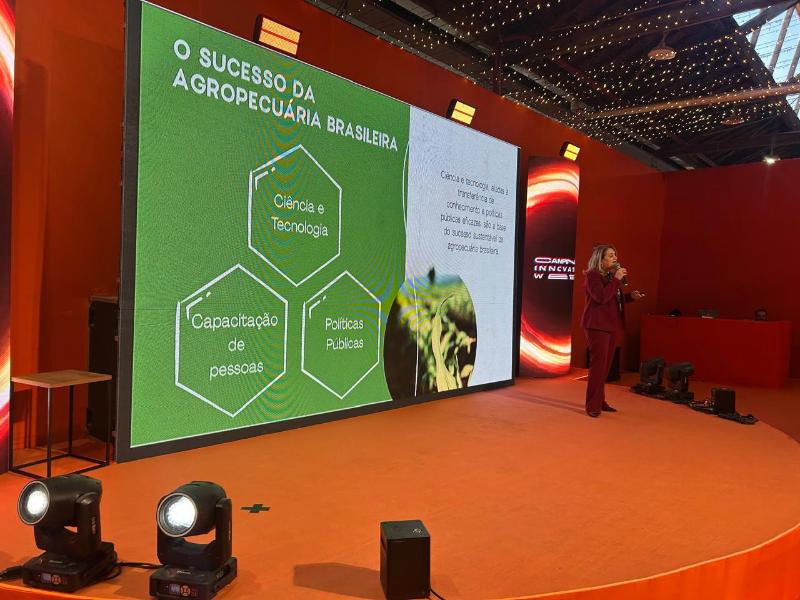 Silvia destacou que produção científica de Campinas pode colaborar com evolução do agro no Brasil 